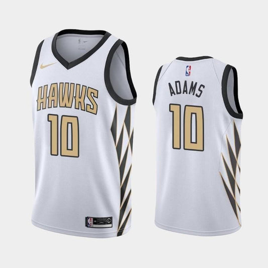 Atlanta Hawks #10 Jaylen Adams City White Swingman Jersey