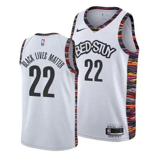 Caris LeVert Black Lives Matter Brooklyn Nets Social Justice City White Swingman Jersey