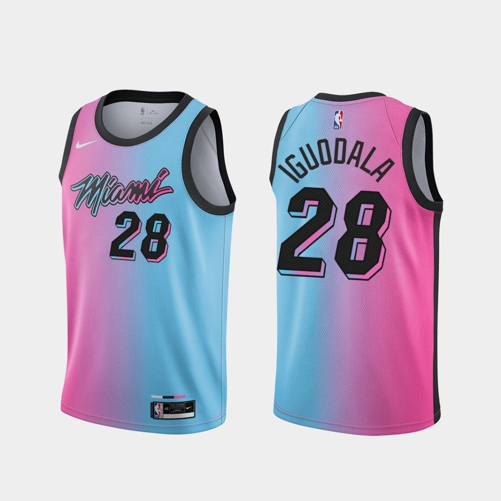 Andre Iguodala Miami Heat 2020-21 City Pink Swingman Jersey