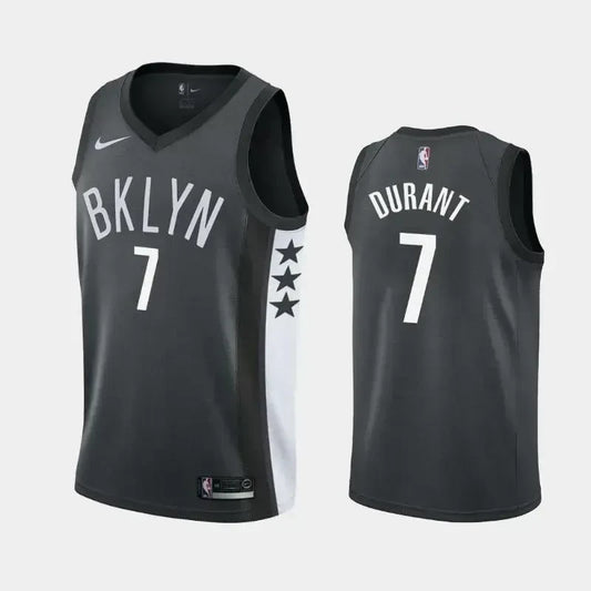 Brooklyn Nets #7 Kevin Durant Statement Black Swingman Jersey