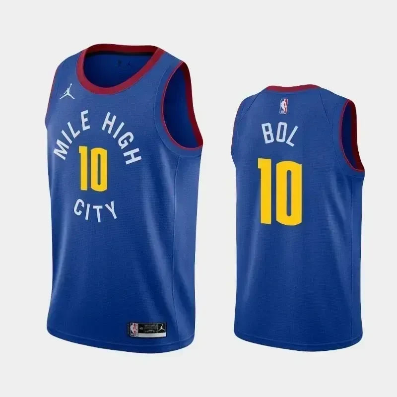 Bol Bol Denver Nuggets 2020-21 Statement Blue Swingman Jersey