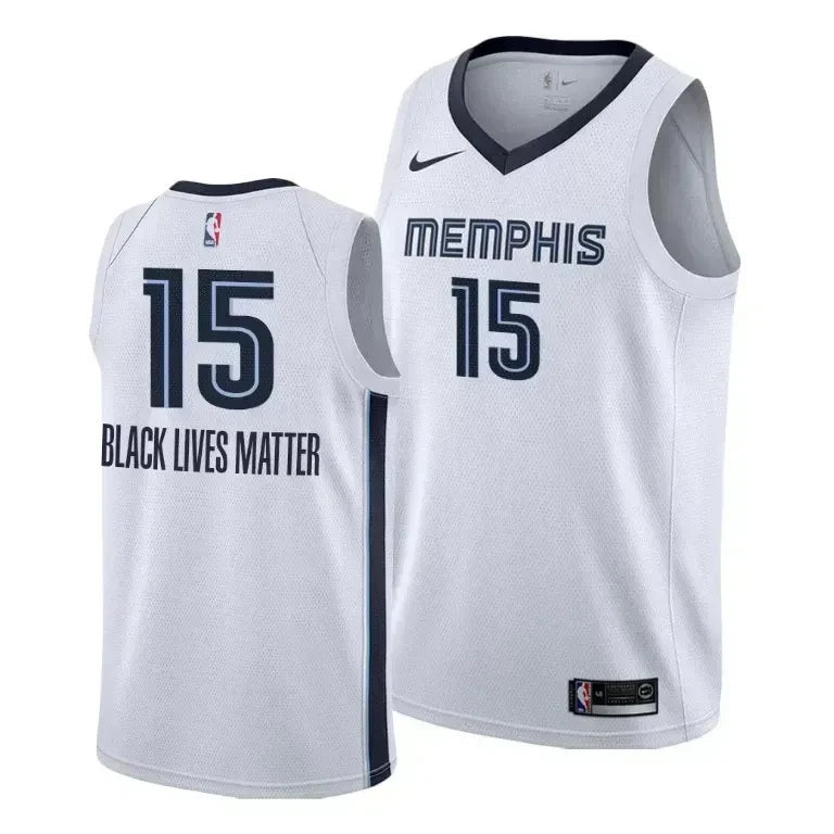 Brandon Clarke Black Lives Matter Memphis Grizzlies Social Justice Association White Swingman Jersey