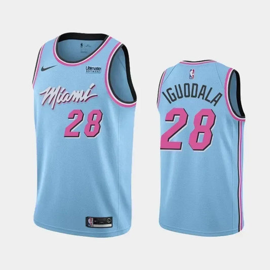 Andre Iguodala Miami Heat City Blue Swingman Jersey