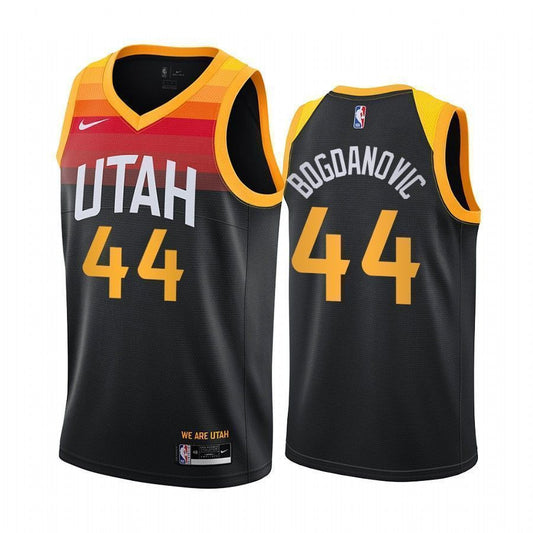 Bojan Bogdanovic Utah Jazz 2020-21 City Black Swingman Jersey