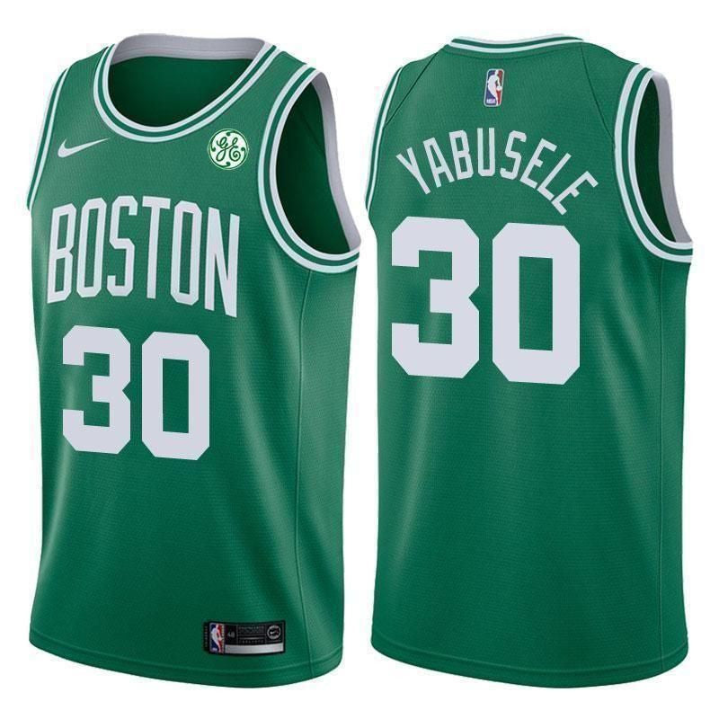 Boston Celtics #30 Guerschon Yabusele Icon Green Swingman Jersey