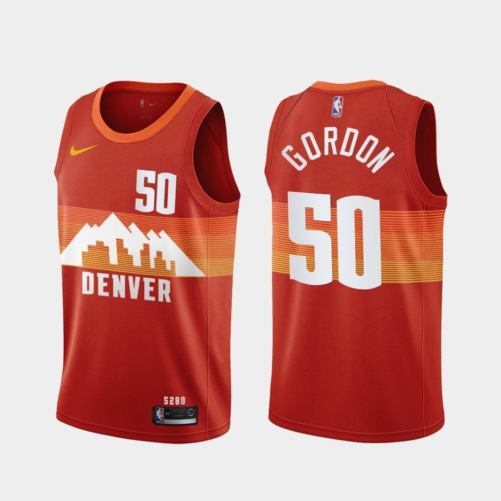 Aaron Gordon Denver Nuggets 2020-21 City Orange Swingman Jersey