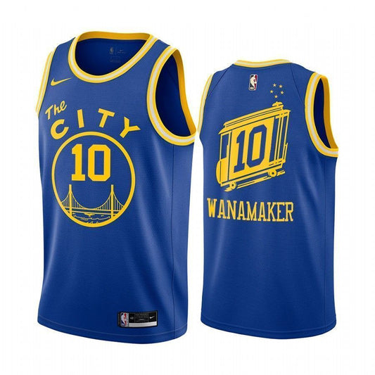 Bradley Wanamaker Golden State Warriors 2020-21 Classic Royal Swingman Jersey