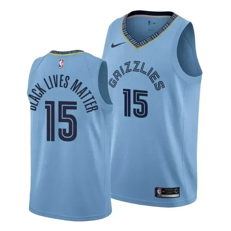Brandon Clarke Black Lives Matter Memphis Grizzlies Social Justice Statement Blue Swingman Jersey