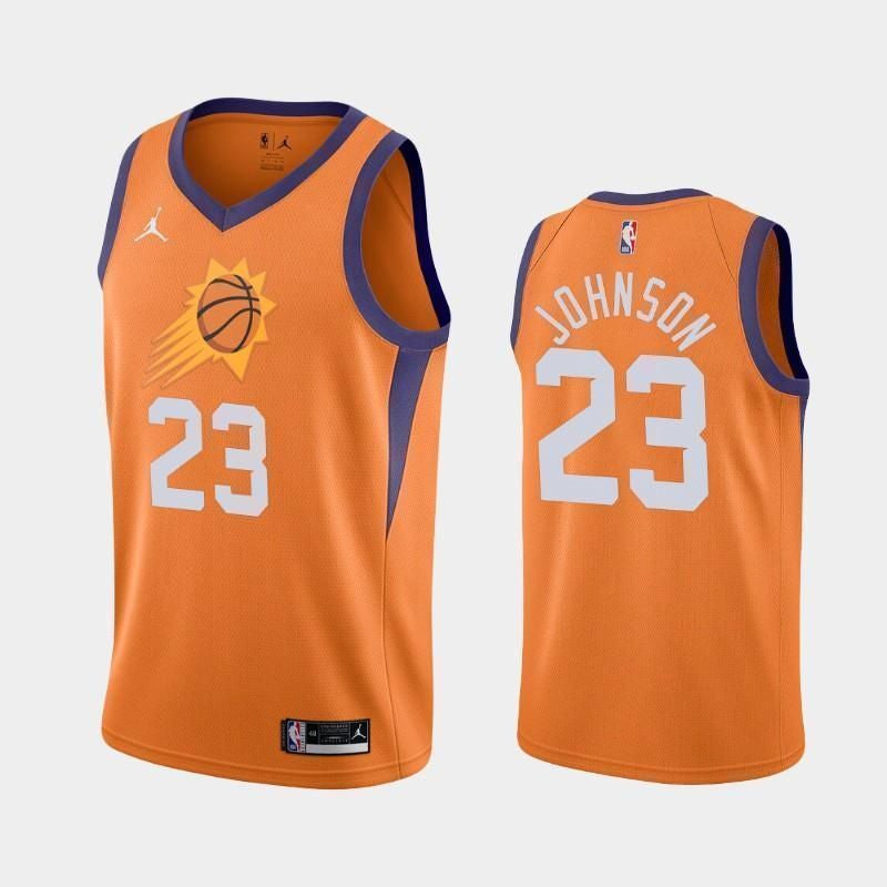 Cameron Johnson Phoenix Suns 2020-21 Statement Orange Swingman Jersey