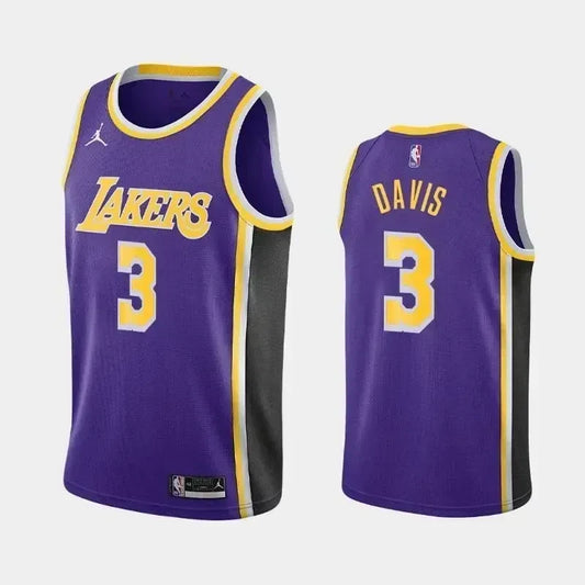 Anthony Davis Los Angeles Lakers 2020-21 Statement Purple Swingman Jersey