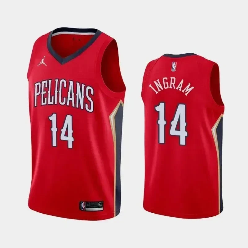 Brandon Ingram New Orleans Pelicans 2020-21 Statement Red Swingman Jersey