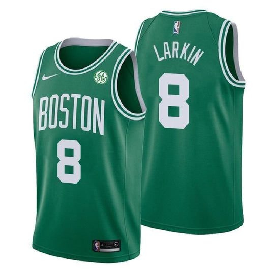 Boston Celtics #8 Shane Larkin Icon Green Swingman Jersey