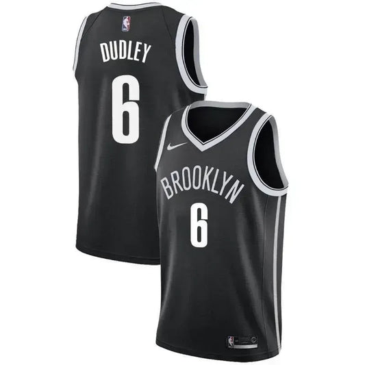 Brooklyn Nets #6 Jared Dudley Icon Black Swingman Jersey