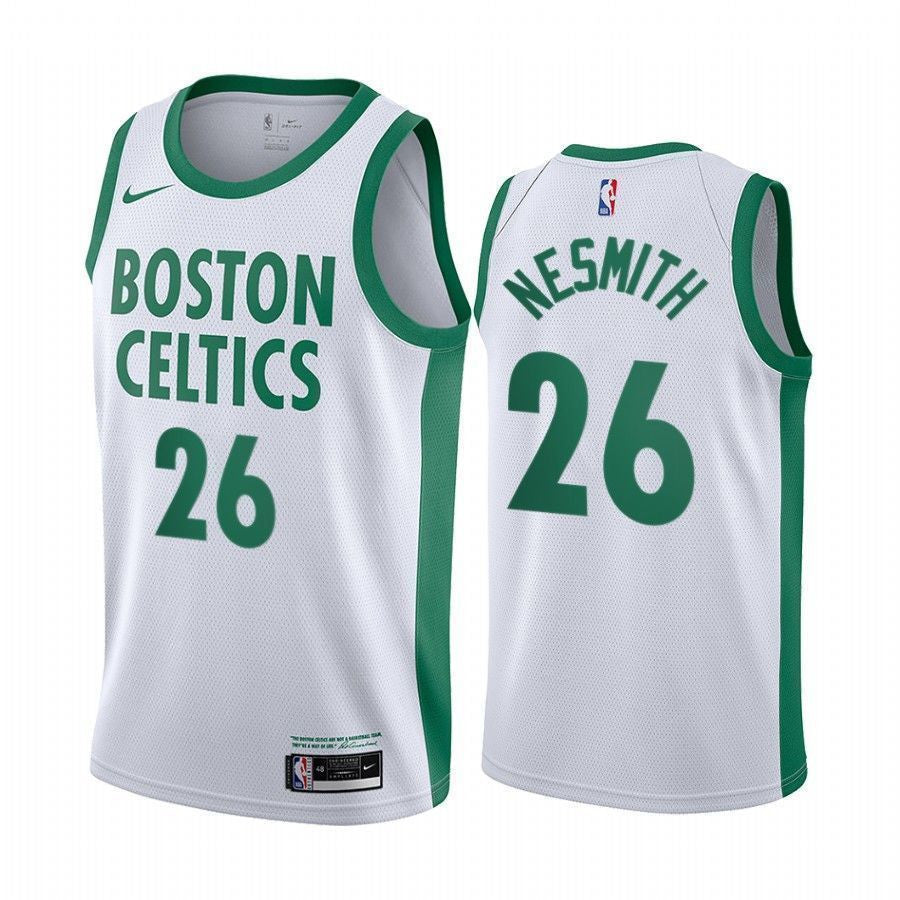 Aaron Nesmith Boston Celtics 2020-21 City White Swingman Jersey