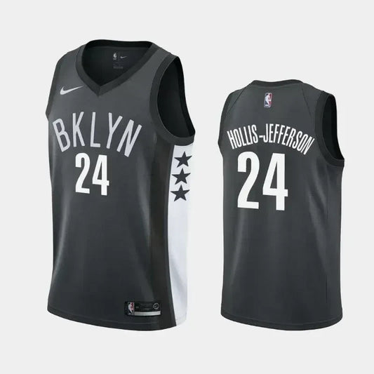Brooklyn Nets #24 Rondae Hollis-Jefferson Statement Black Swingman Jersey