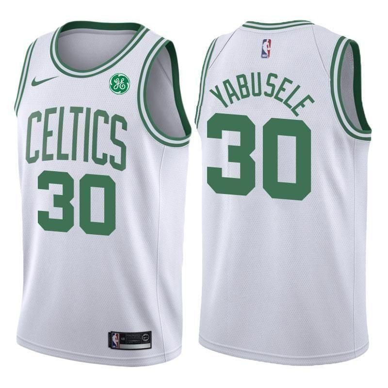 Boston Celtics #30 Guerschon Yabusele Association White Swingman Jersey