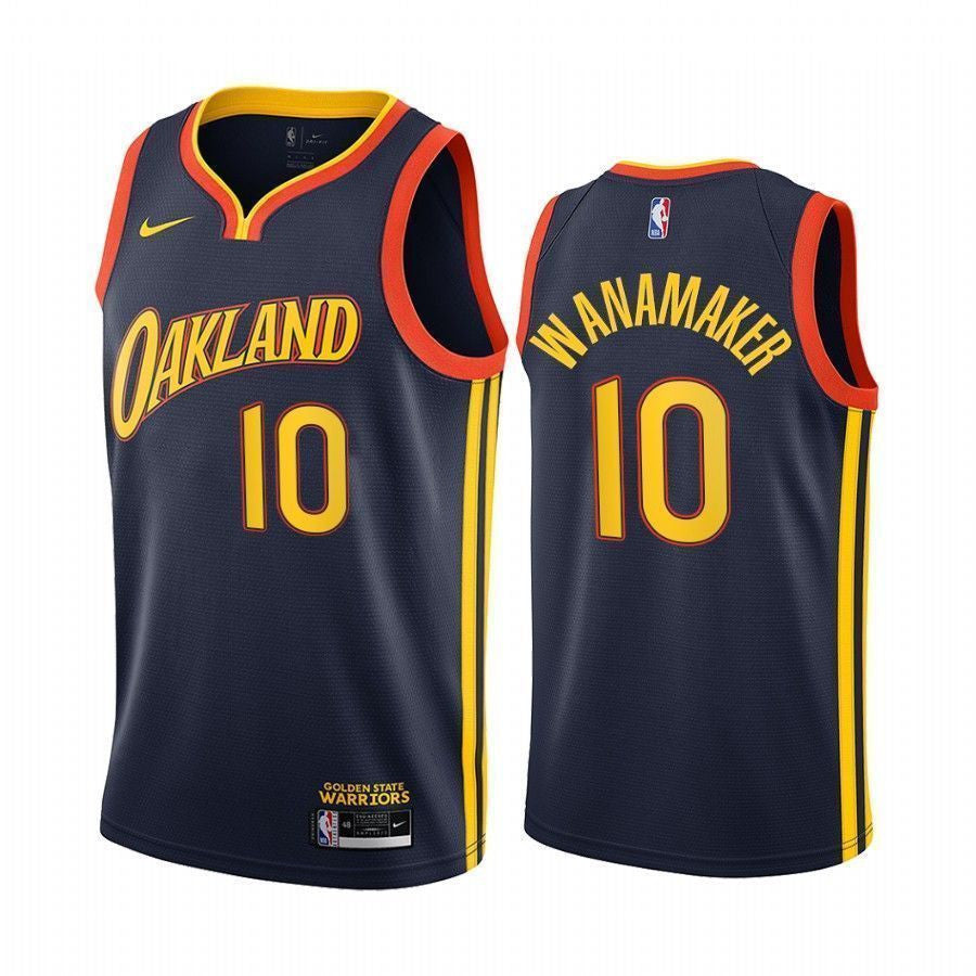 Bradley Wanamaker Golden State Warriors 2020-21 City Navy Swingman Jersey