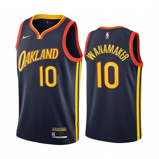 Bradley Wanamaker Golden State Warriors 2020-21 City Navy Swingman Jersey