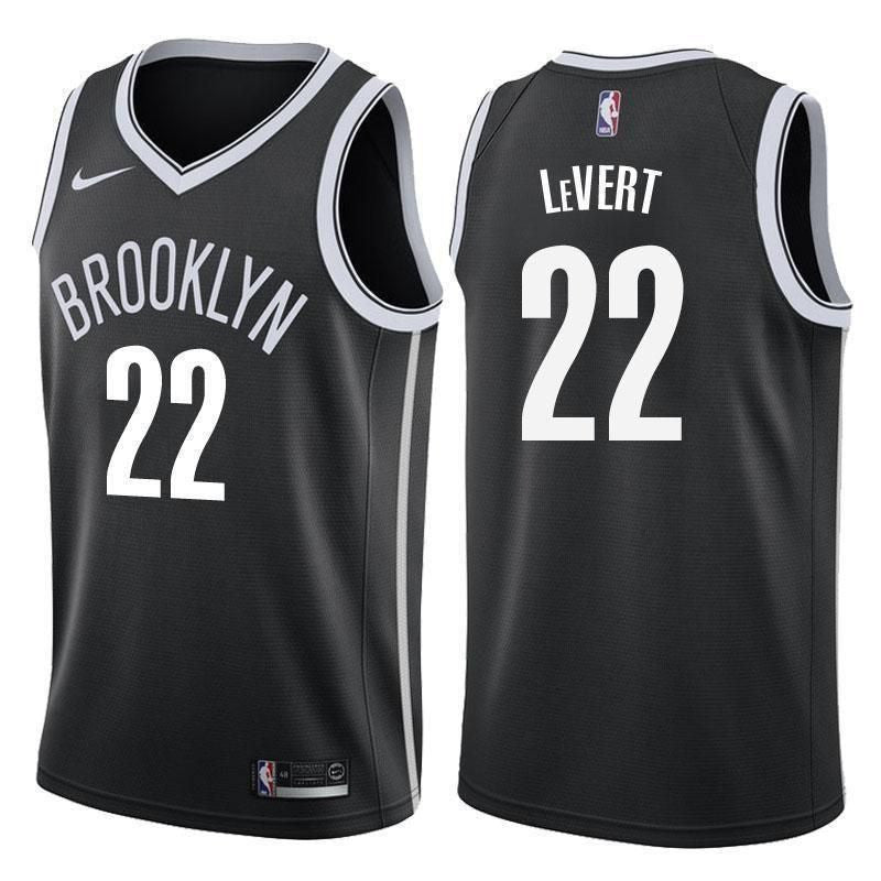 Brooklyn Nets #22 Caris LeVert Icon Black Swingman Jersey