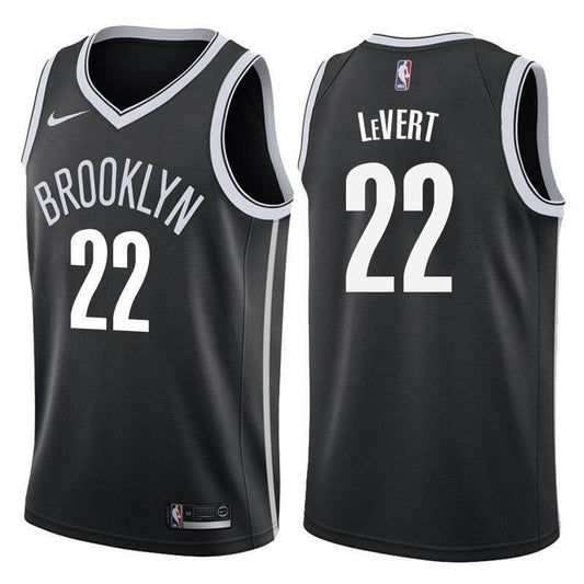 Brooklyn Nets #22 Caris LeVert Icon Black Swingman Jersey