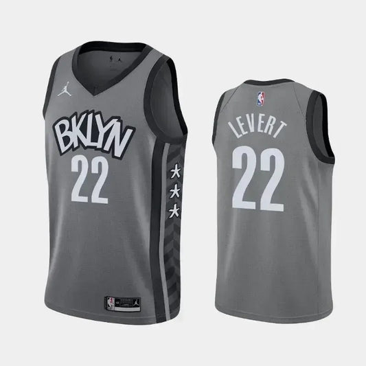 Caris LeVert Brooklyn Nets 2020-21 Statement Grey Swingman Jersey