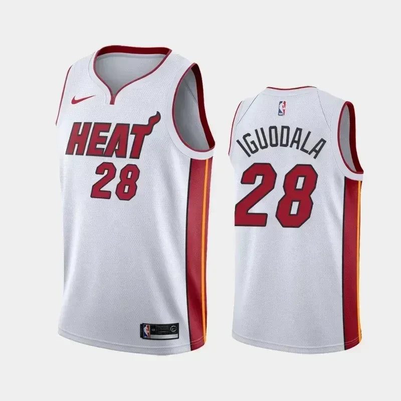 Andre Iguodala Miami Heat Association White Swingman Jersey
