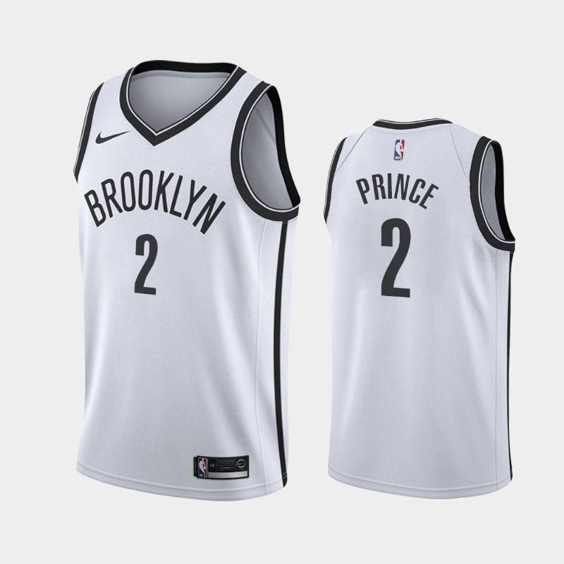Brooklyn Nets #2 Taurean Prince Association White Swingman Jersey