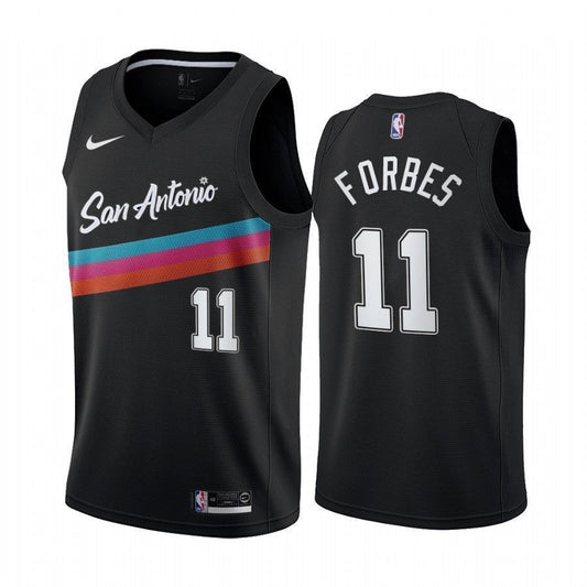 Bryn Forbes San Antonio Spurs 2020-21 City Black Swingman Jersey