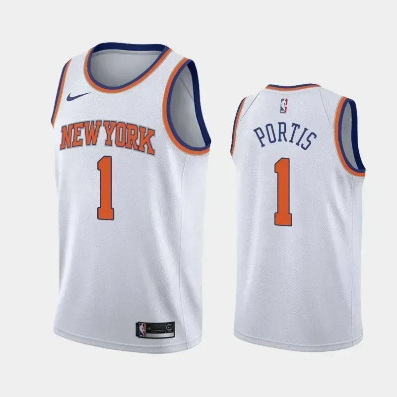 Bobby Portis New York Knicks Association White Swingman Jersey