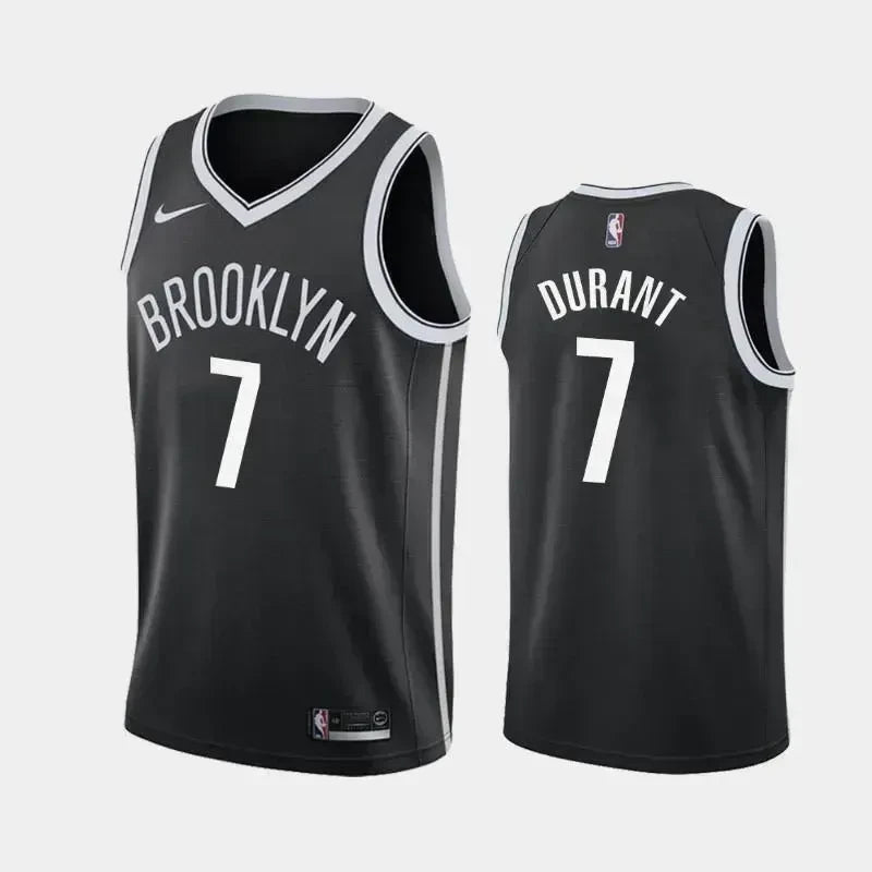 Brooklyn Nets #7 Kevin Durant Icon Black Swingman Jersey