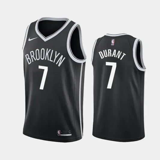 Brooklyn Nets #7 Kevin Durant Icon Black Swingman Jersey