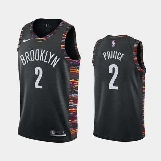 Brooklyn Nets #2 Taurean Prince City Black Swingman Jersey