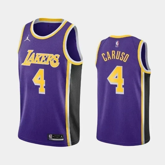 Alex Caruso Los Angeles Lakers 2020-21 Statement Purple Swingman Jersey
