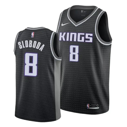 Bogdan Bogdanovic Sloboda Sacramento Kings Social Justice Statement Black Swingman Jersey