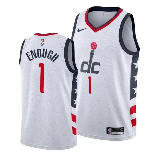 Admiral Schofield Enough Washington Wizards Social Justice City White Swingman Jersey
