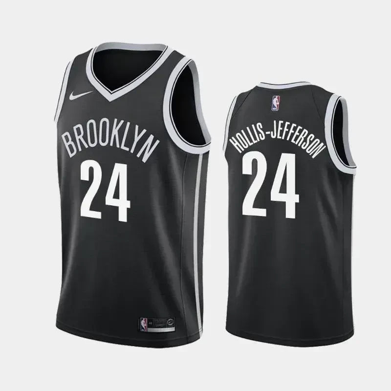 Brooklyn Nets #24 Rondae Hollis-Jefferson Icon Black Swingman Jersey