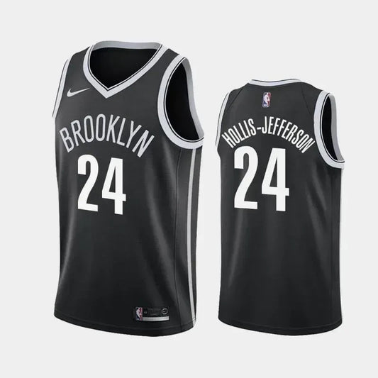 Brooklyn Nets #24 Rondae Hollis-Jefferson Icon Black Swingman Jersey
