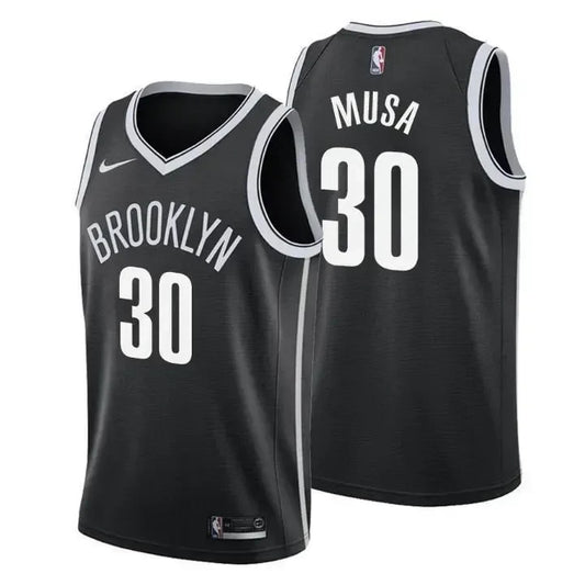 Brooklyn Nets Dzanan Musa Icon Edition Black Swingman Jersey