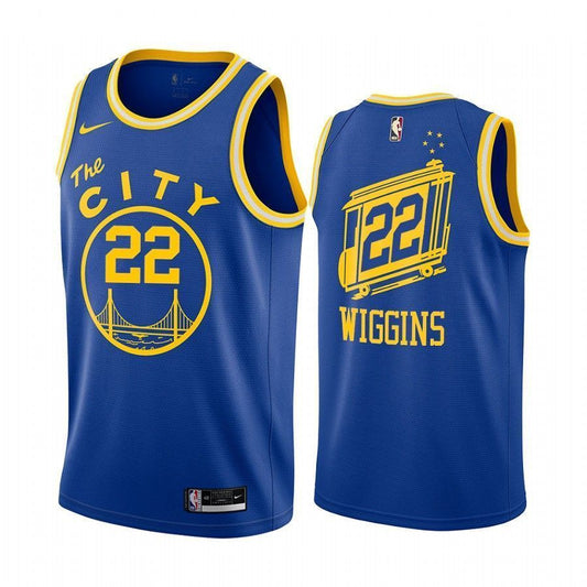 Andrew Wiggins Golden State Warriors 2020-21 Classic Royal Swingman Jersey