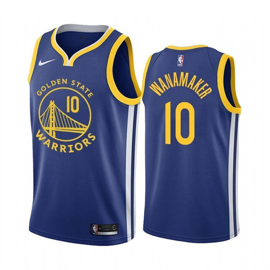 Bradley Wanamaker Golden State Warriors 2020-21 Icon Royal Swingman Jersey