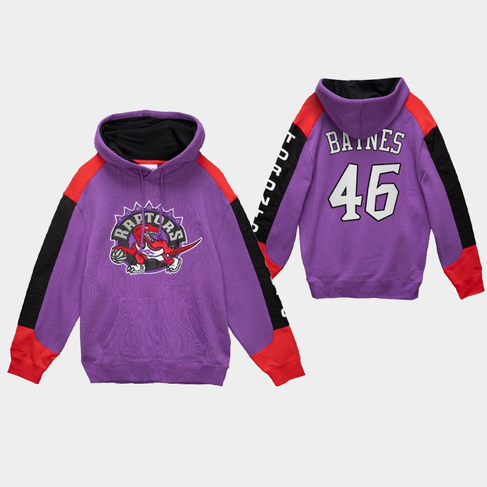 Aron Baynes Toronto Raptors Hardwood Classic Fusion Fleece Pullover Hoodie