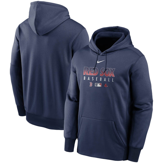 Boston Red Sox Navy Collection Therma Performance Pullover Hoodie