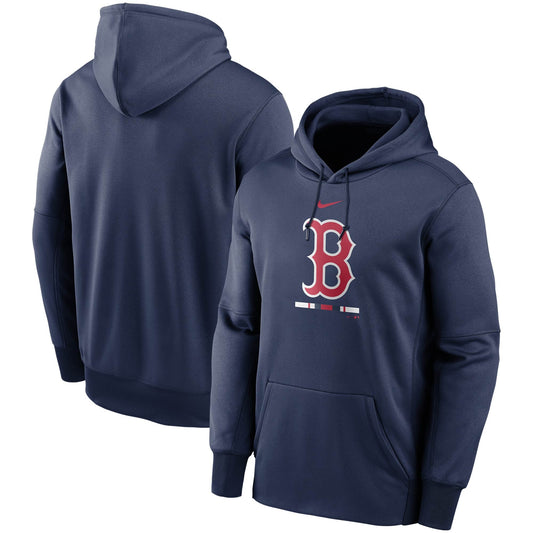 Boston Red Sox Navy Legacy Performance Pullover Hoodie