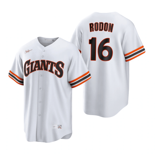 Carlos Rodon San Francisco Giants Cooperstown Home White Baseball Player Jersey