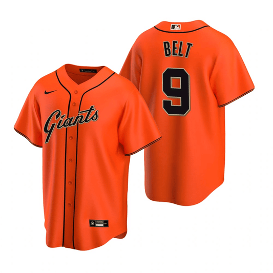 Brandon Belt San Francisco Giants Alternate Orange Baseball Player Jersey