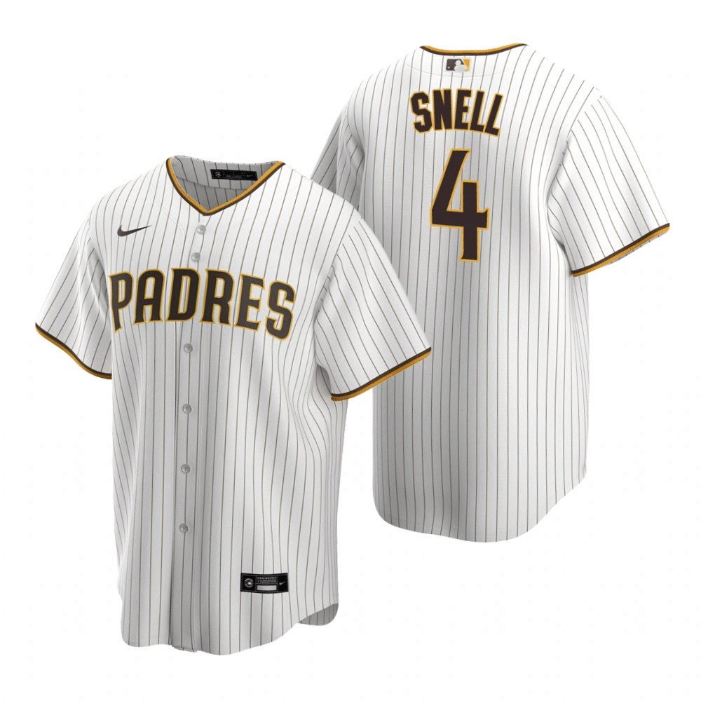 Blake Snell San Diego Padres Home White Baseball Player Jersey