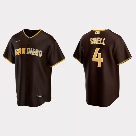 Blake Snell San Diego Padres Road Brown Baseball Player Jersey