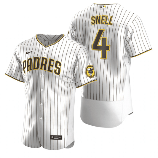 Blake Snell San Diego Padres Home White Baseball Player Jersey