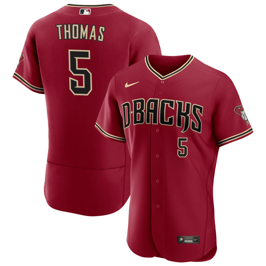 Alek Thomas Arizona Diamondbacks Alternate Crimson Baseball Player Jersey