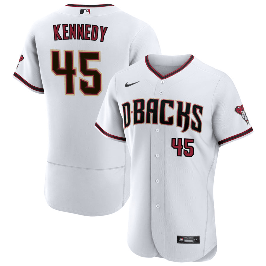Buddy Kennedy Arizona Diamondbacks Home White Baseball Player Jersey